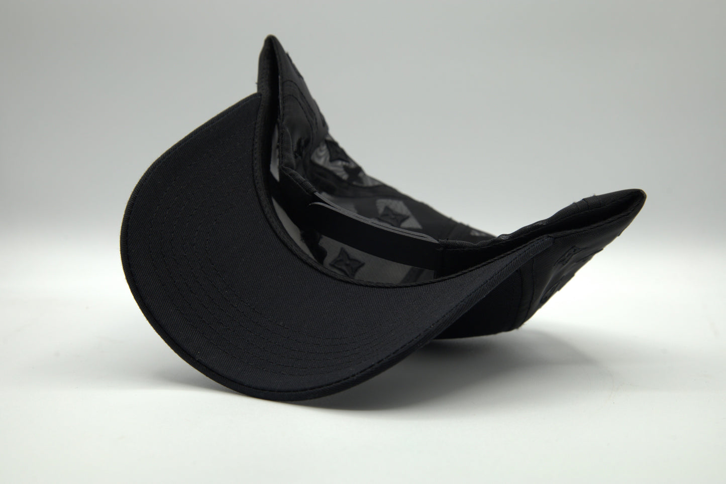 Cotton Trucker Snapback w/ Mesh Pattern
