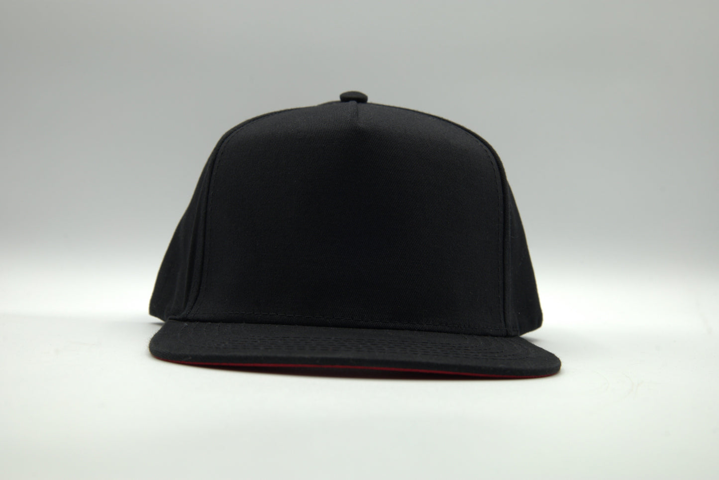 Premium Cotton Flat Brim Snapback w/Color Undervisor