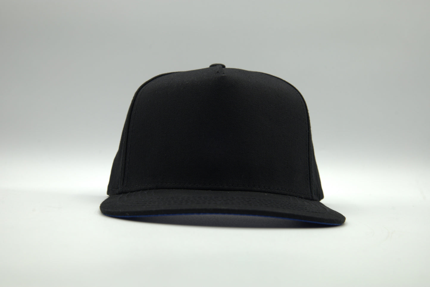 Premium Cotton Flat Brim Snapback w/Color Undervisor