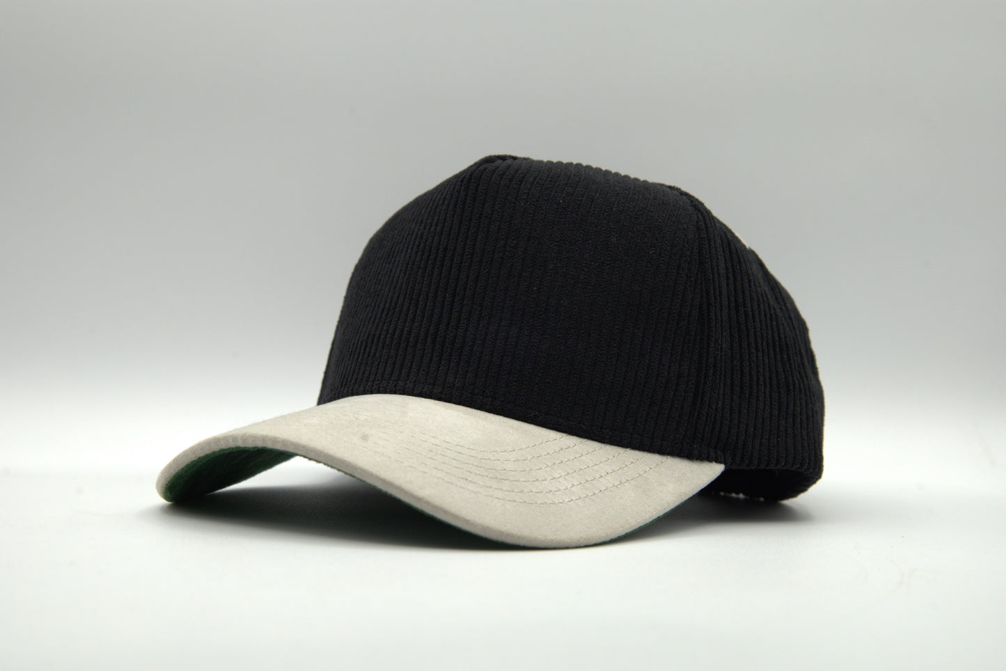 Corduroy 2-Tone Snapback w/ Suede Brim & Color UV