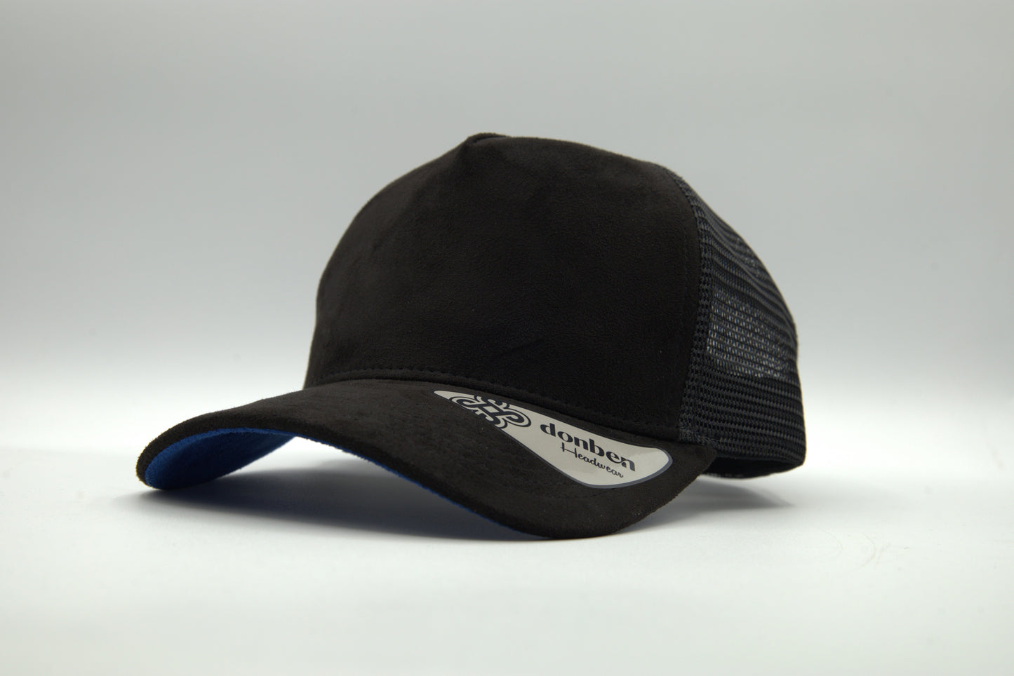 Premium Full Suede Trucker Snapback w/ Color UV