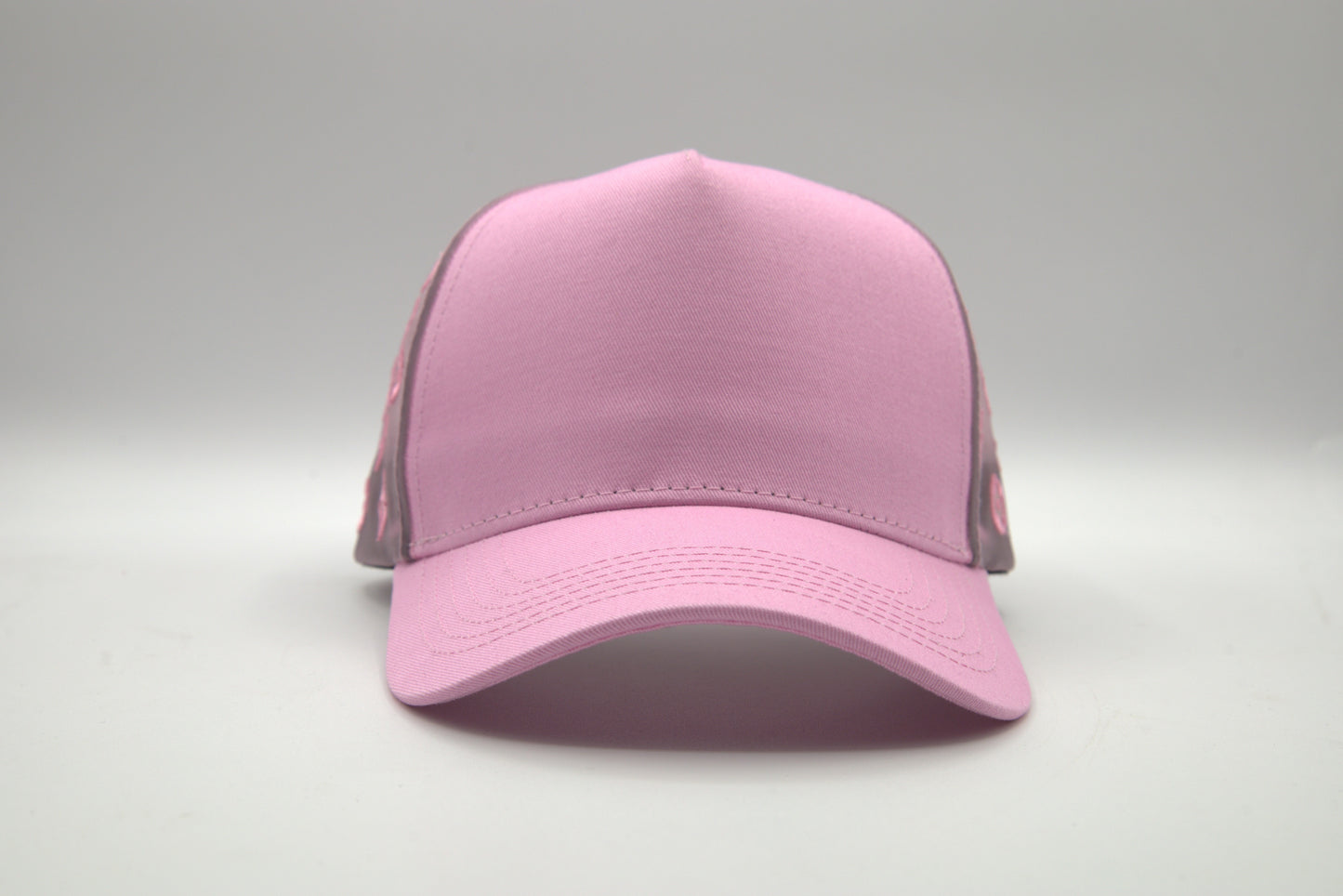 Cotton Trucker Snapback w/ Mesh Pattern