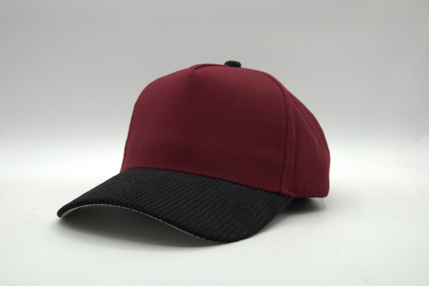 Premium 2-Tone Snapback w/ Corduroy & Suede Brim