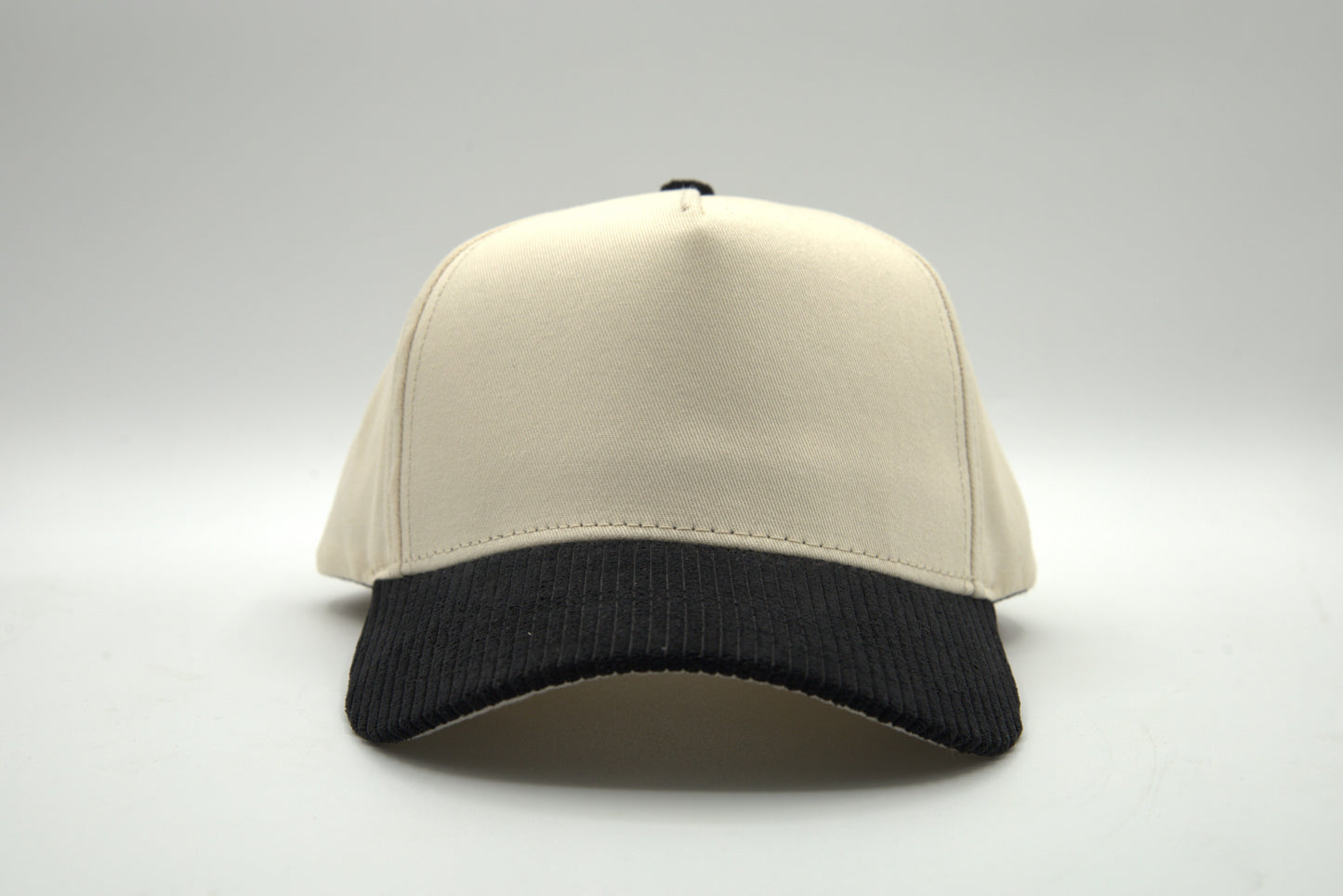 Premium 2-Tone Snapback w/ Corduroy & Suede Brim