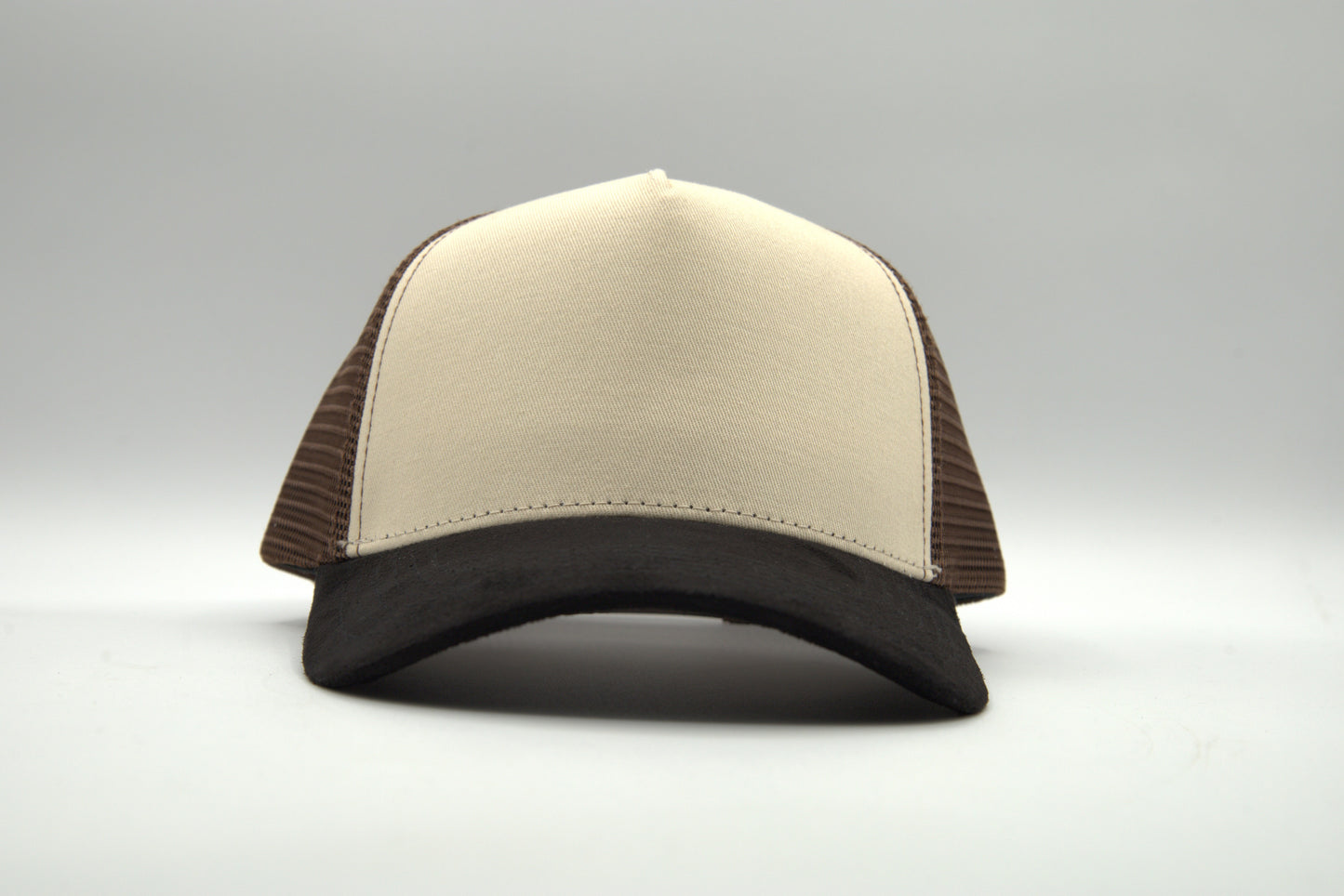 Premium Suede Brim Alternate Color Trucker Snapback