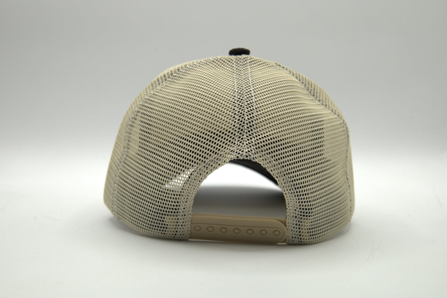 Premium Suede Brim 2-Tone Trucker Snapback