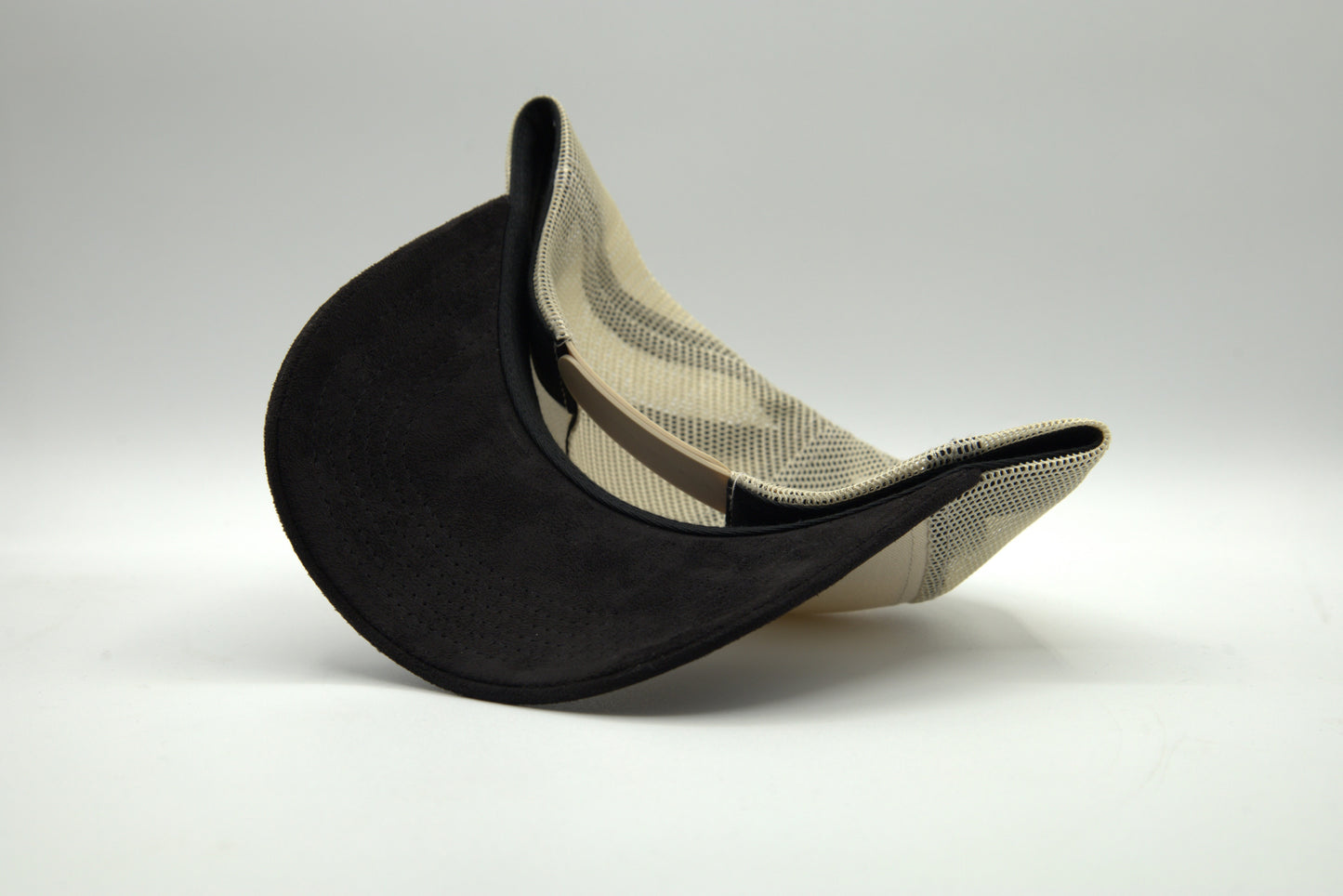 Premium Suede Brim 2-Tone Trucker Snapback