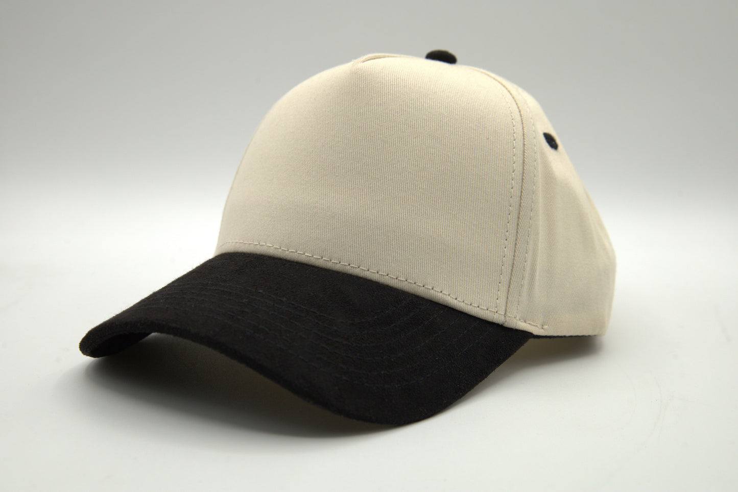 Premium Suede Brim 2-Tone Snapback