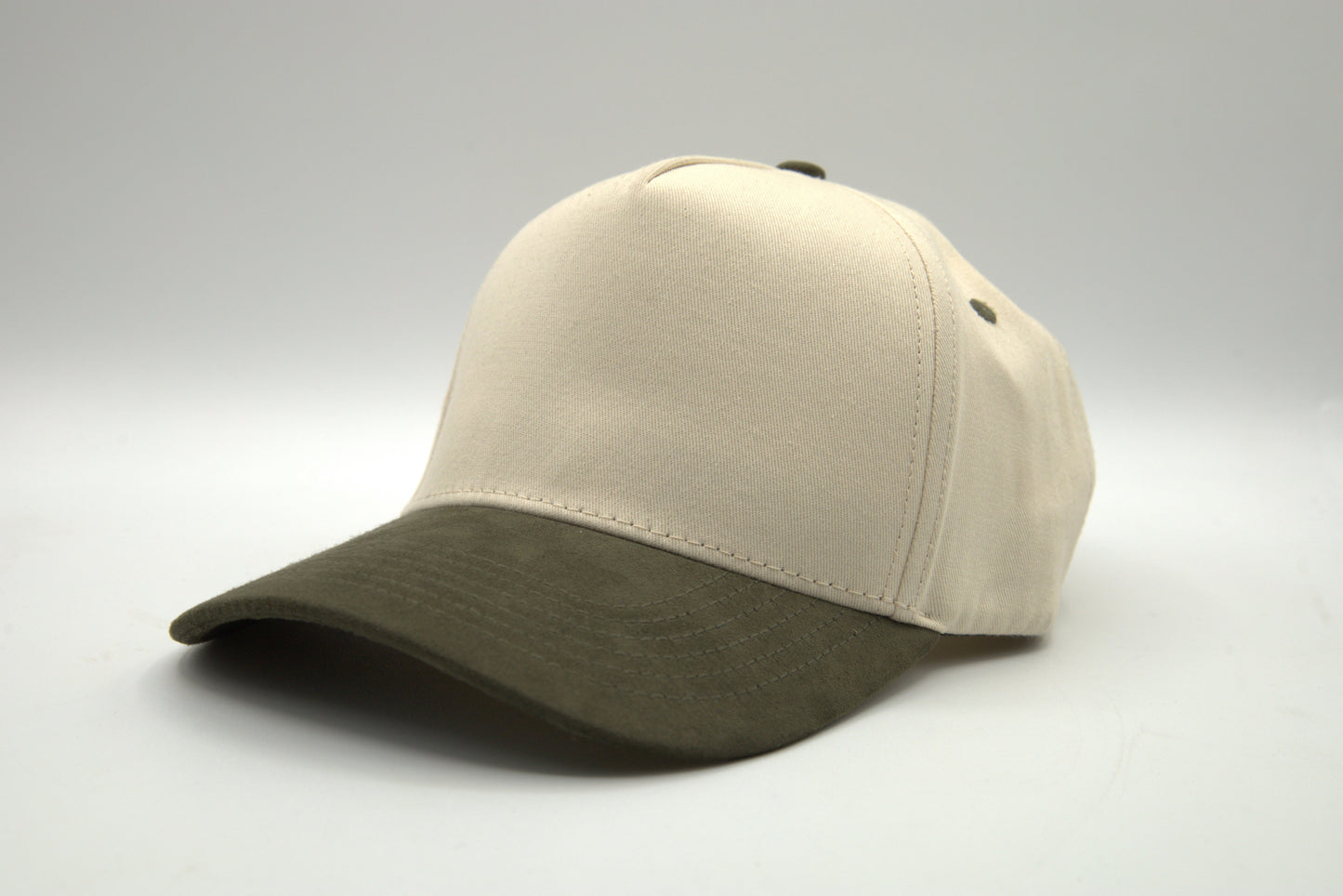 Premium Suede Brim 2-Tone Snapback