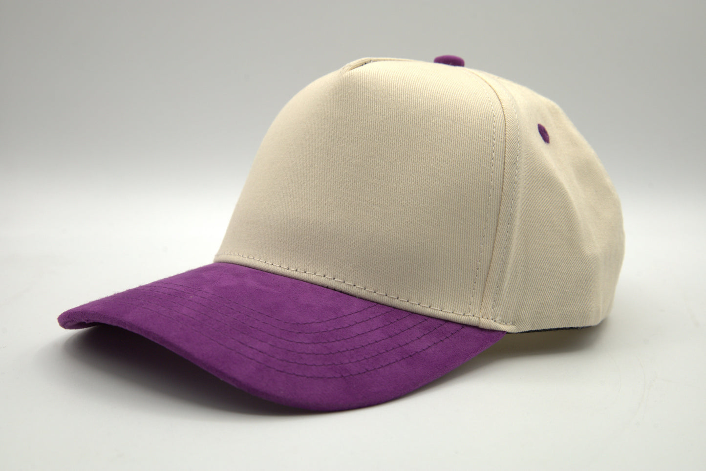 Premium Suede Brim 2-Tone Snapback
