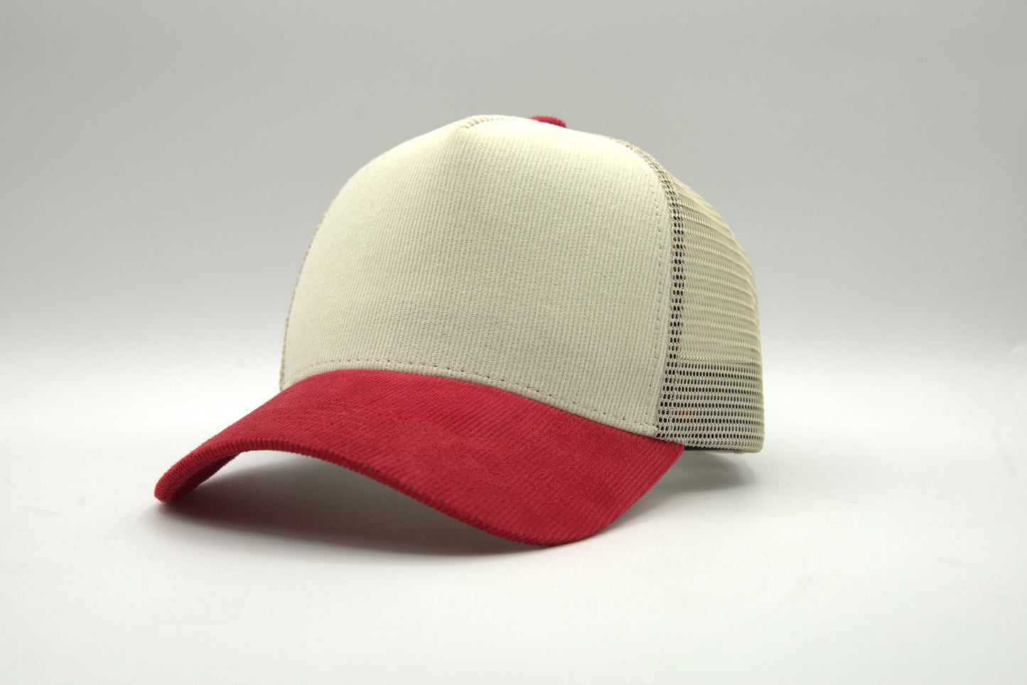 Full Corduroy 2-Tone Trucker Snapback