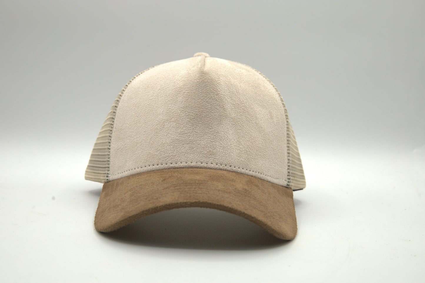 Premium Suede 2-Tone Trucker Snapback