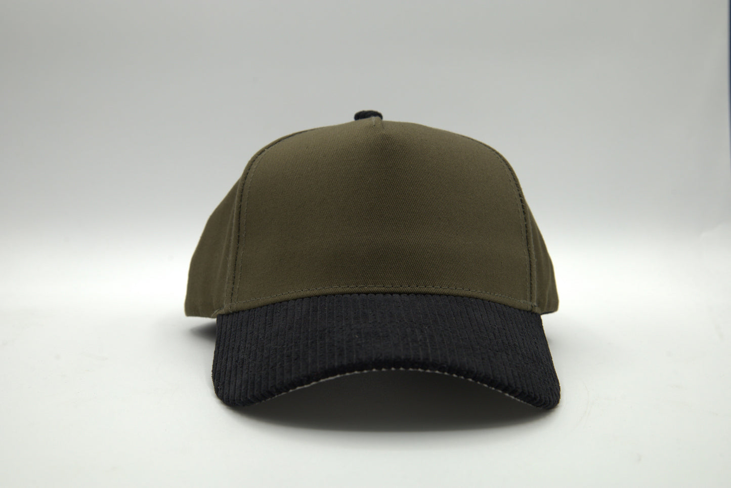 Premium 2-Tone Snapback w/ Corduroy & Suede Brim