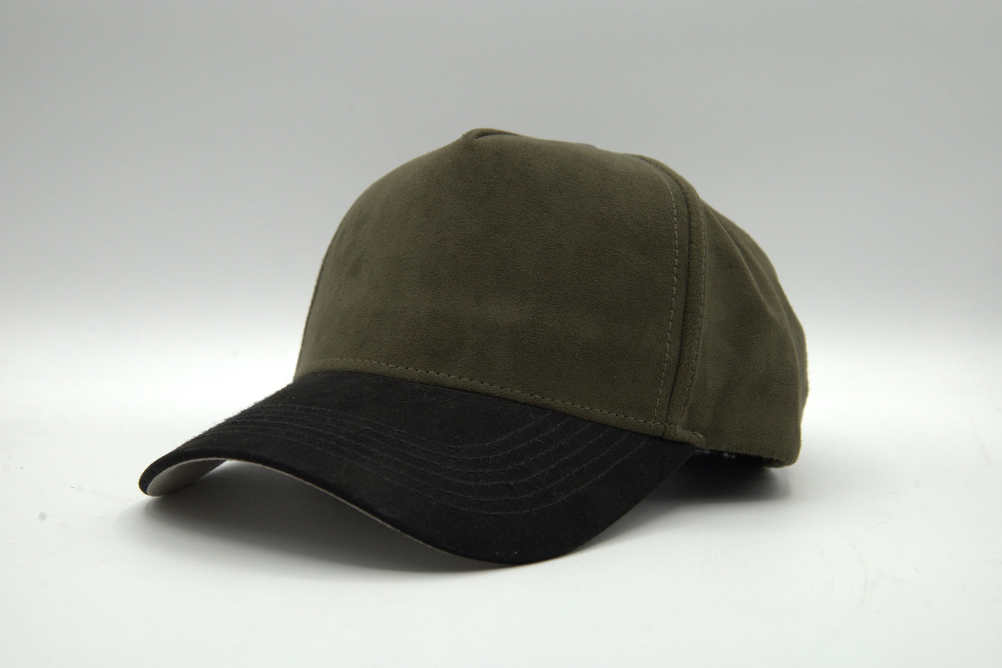 Premium Full Suede 2-Tone Snapback w/ Color UV