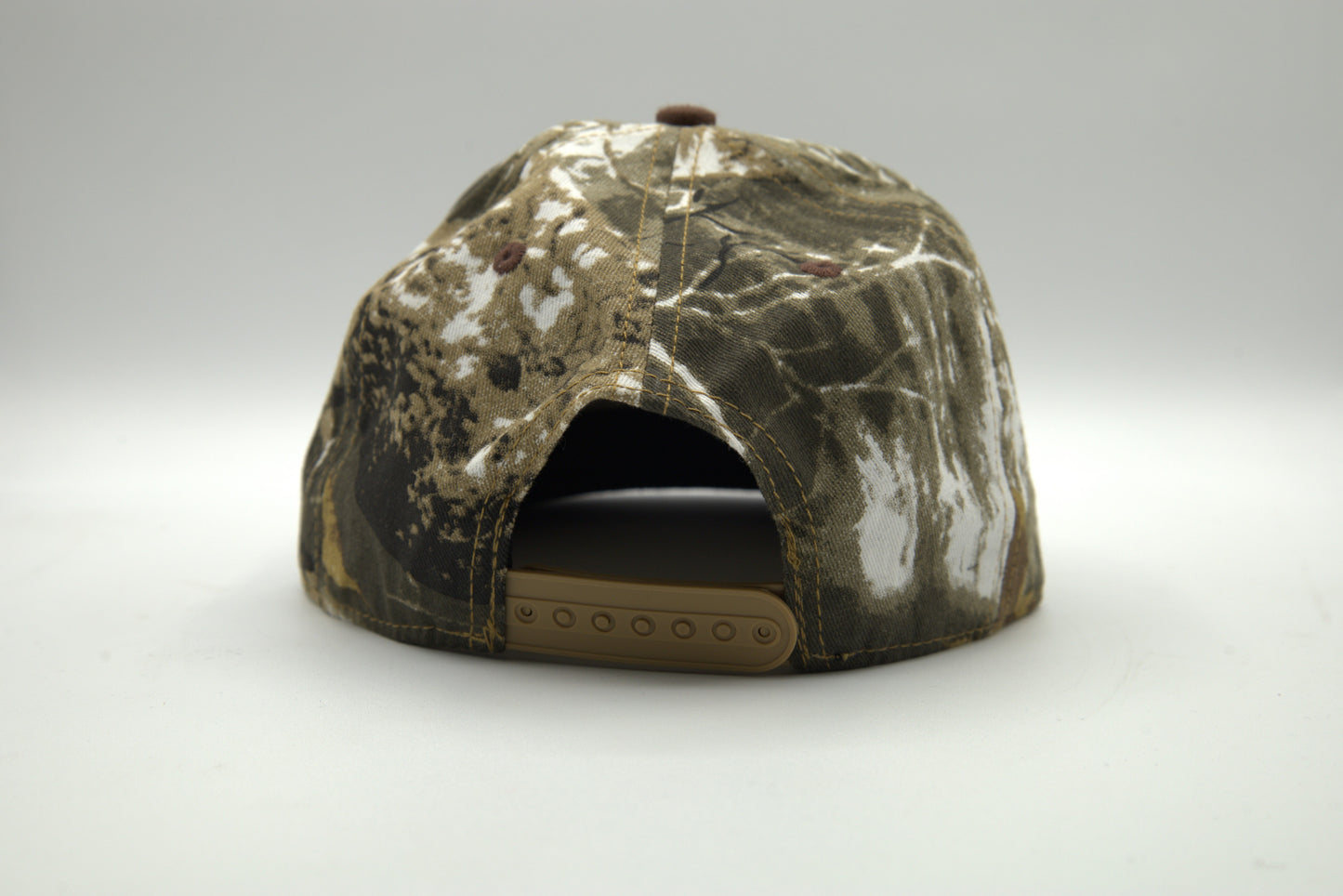 Wool Blended 2-Tone Flat Brim Snapback w/ Color Undervisor