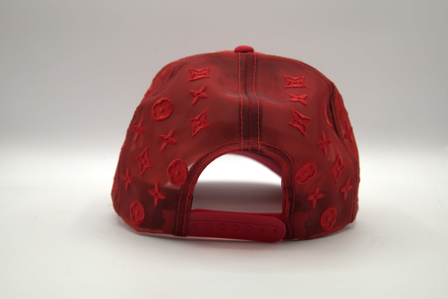 Cotton Trucker Snapback w/ Mesh Pattern