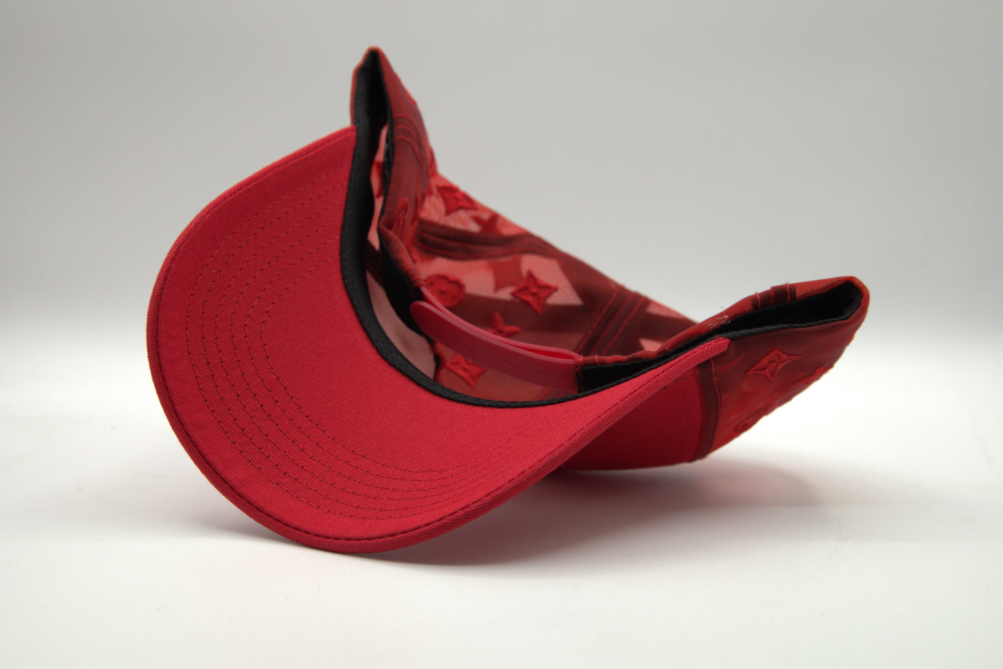 Cotton Trucker Snapback w/ Mesh Pattern