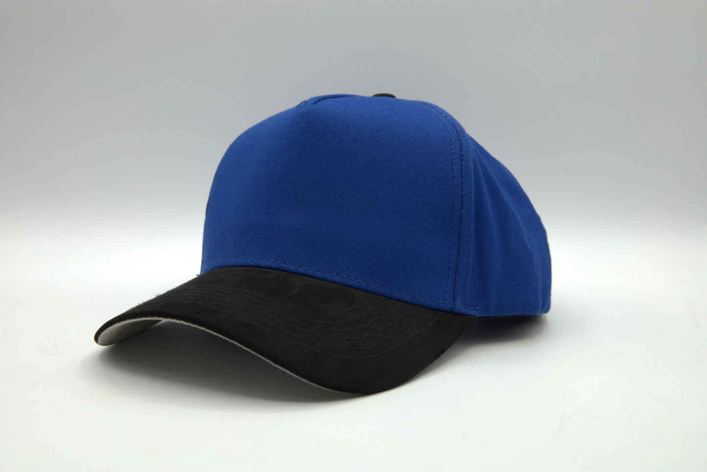 Cotton 2-Tone Snapback w/ Suede Brim & Color UV