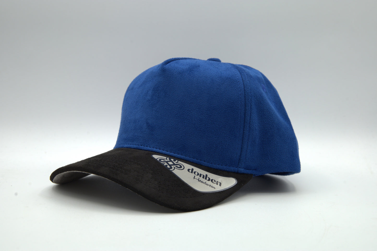Premium Full Suede 2-Tone Snapback w/ Color UV